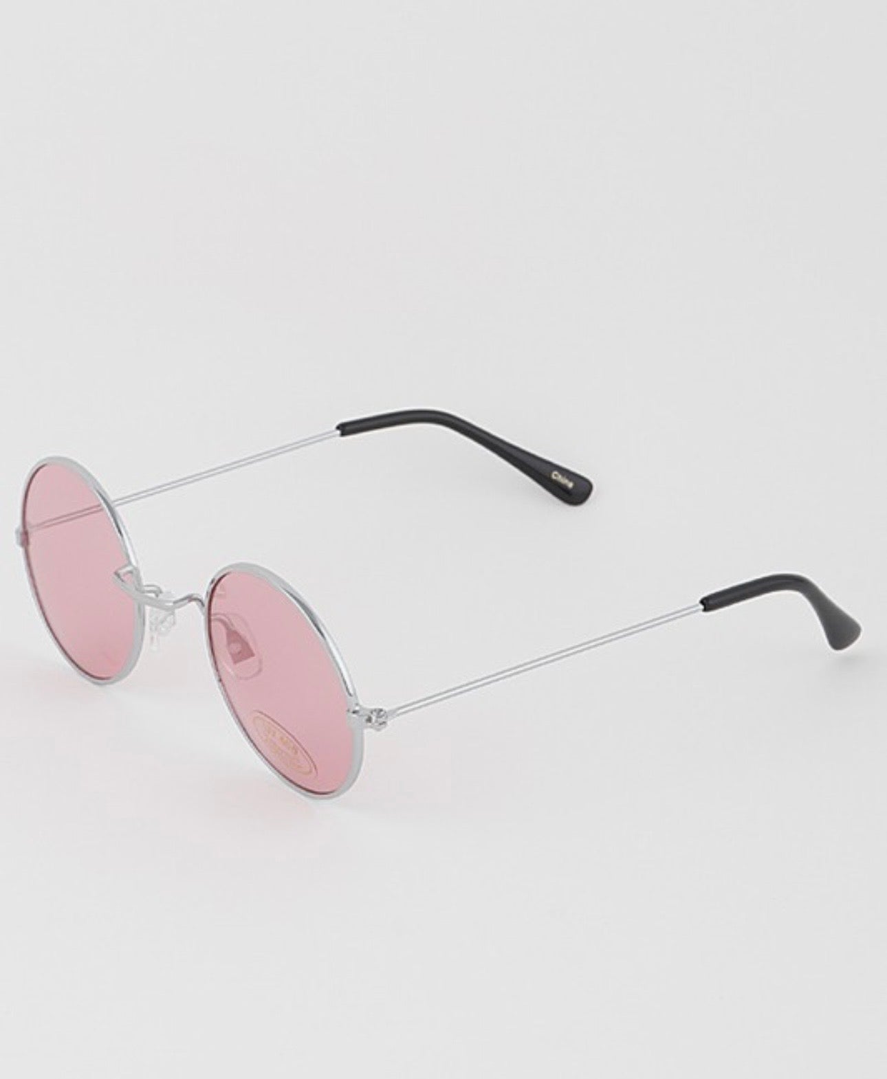 Bright tinted round sunglasses