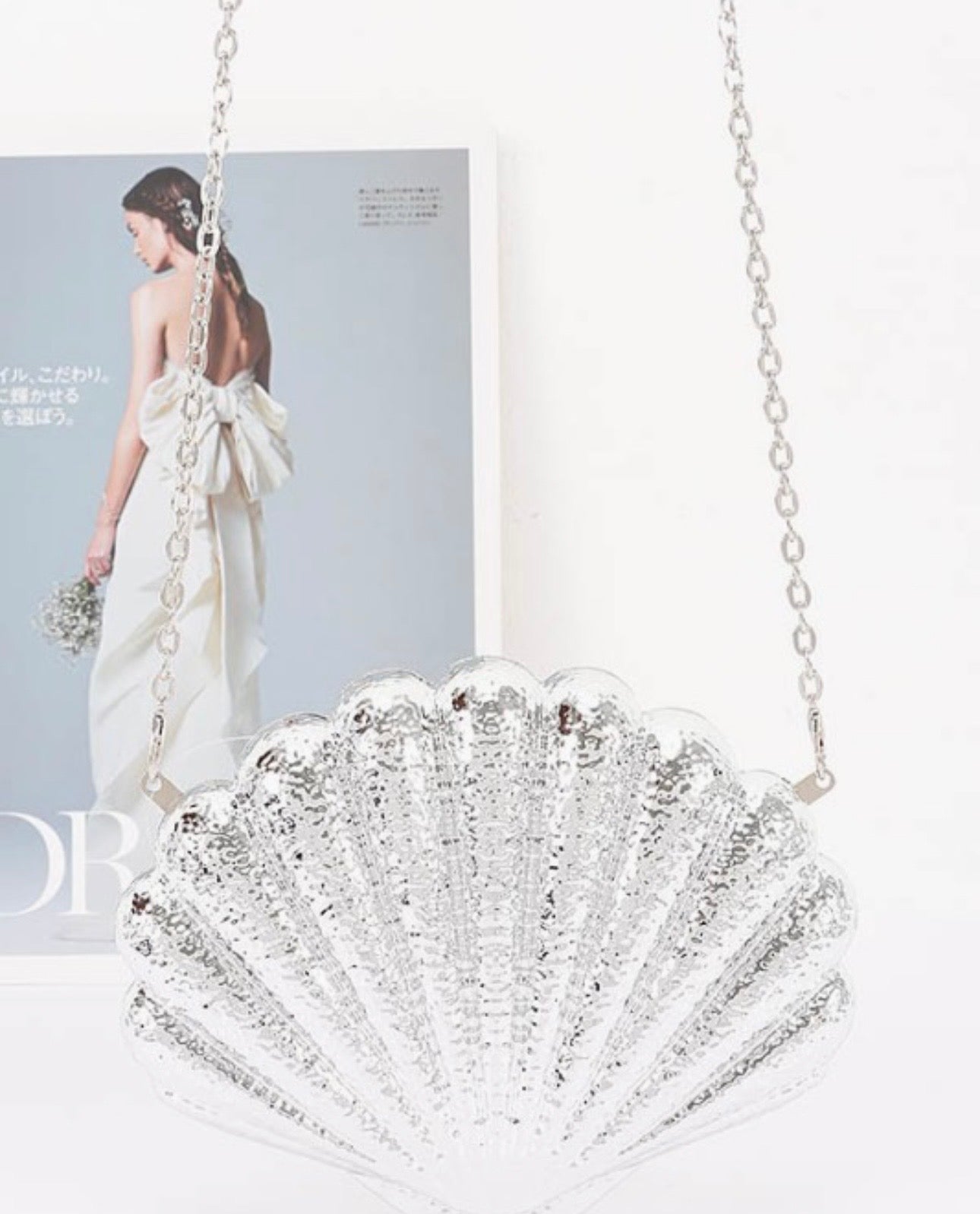 Metallic Acrylic Party Clutch