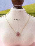 Puffy cross chunky chain statement toogle necklace