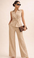Set de blusa y pantalón elegante